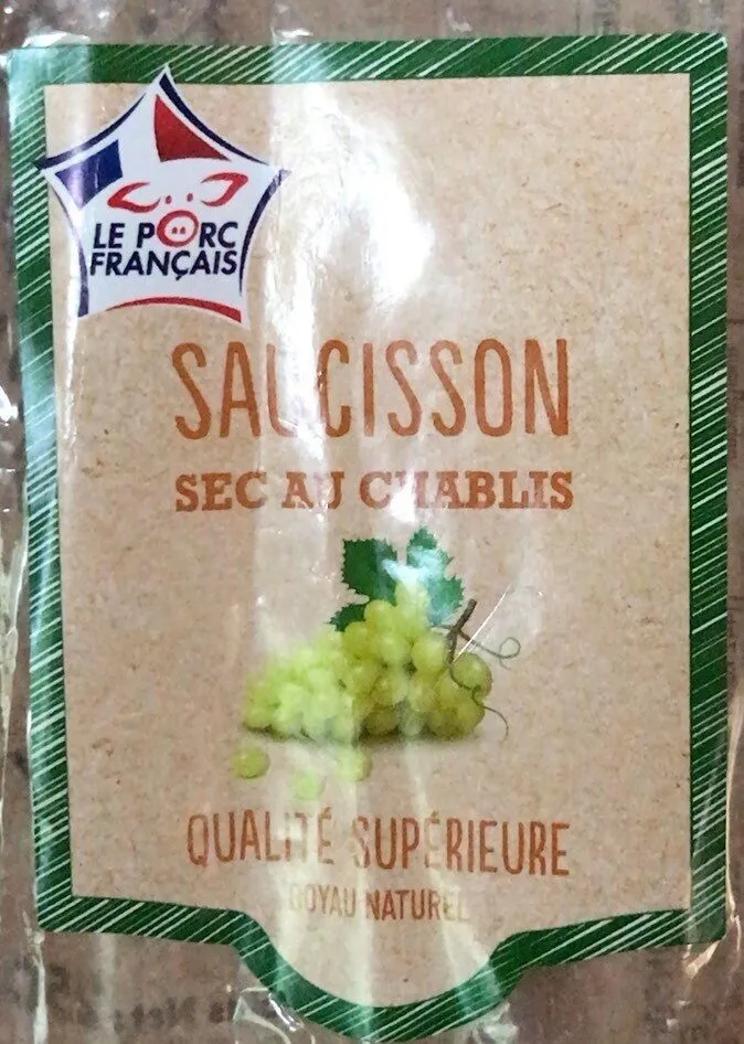 Saucisson sec superieur au chablis