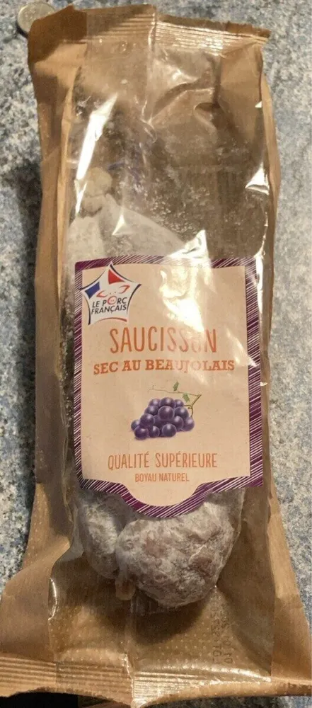 Saucisson sec au beaujolais
