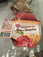 Saucisson sec de porc et sanglier