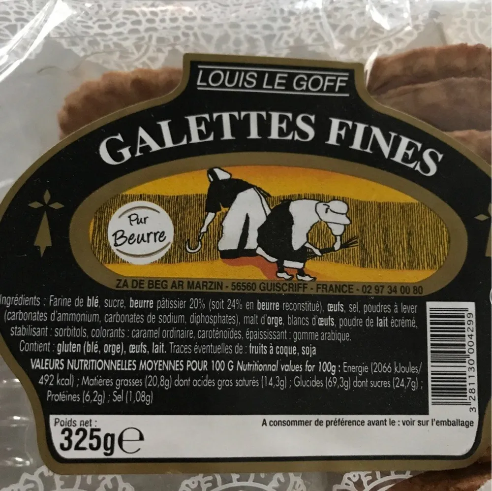 Galettes fines