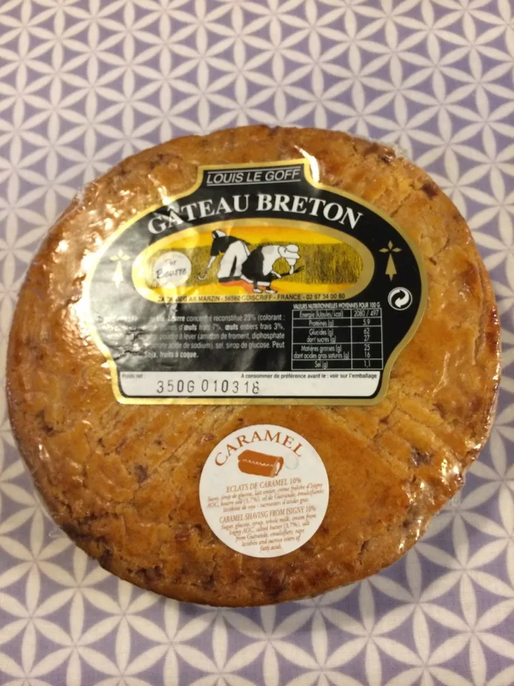 Gâteau Breton Caramel