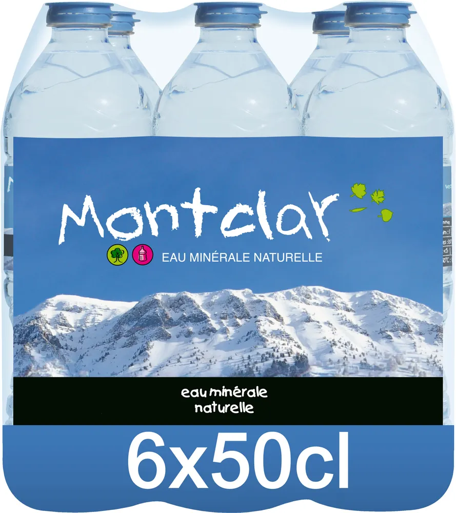MONTCLAR Eau Minérale Naturelle 6x0L5