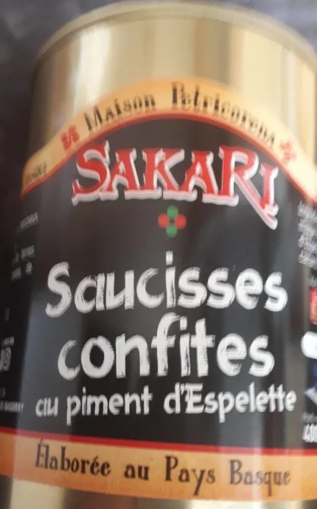 Saucisses confites