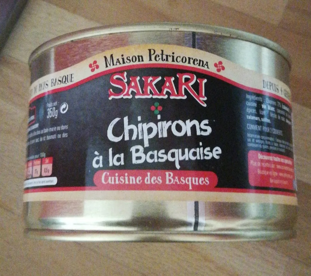 Chipirons a la basquaise SAKARI