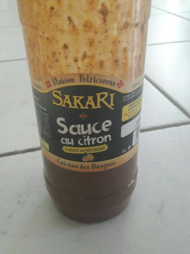 Sakari sauce au citron
