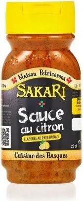 Sauce Basque Sakari Au Citron 25 CL