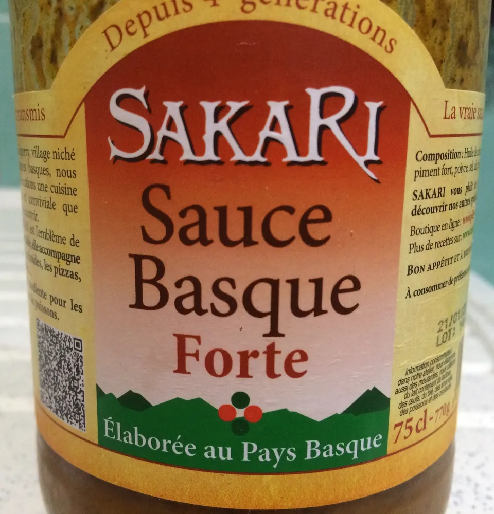 Sauce basque forte