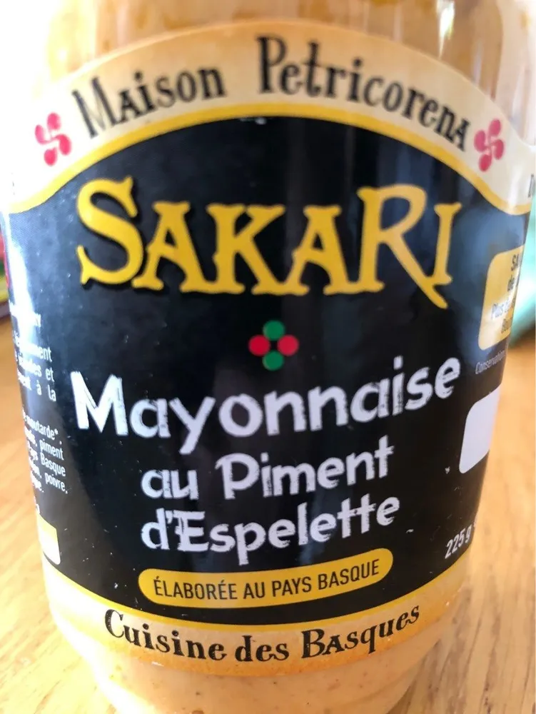 Mayonnaise au piment d'espelette