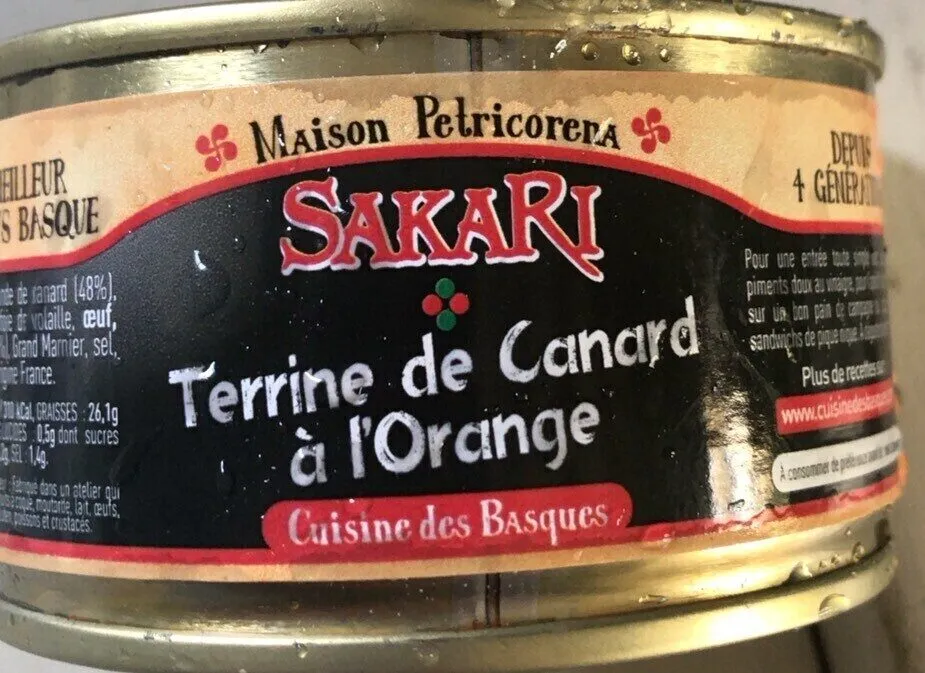 Terrine de canard a l’orange