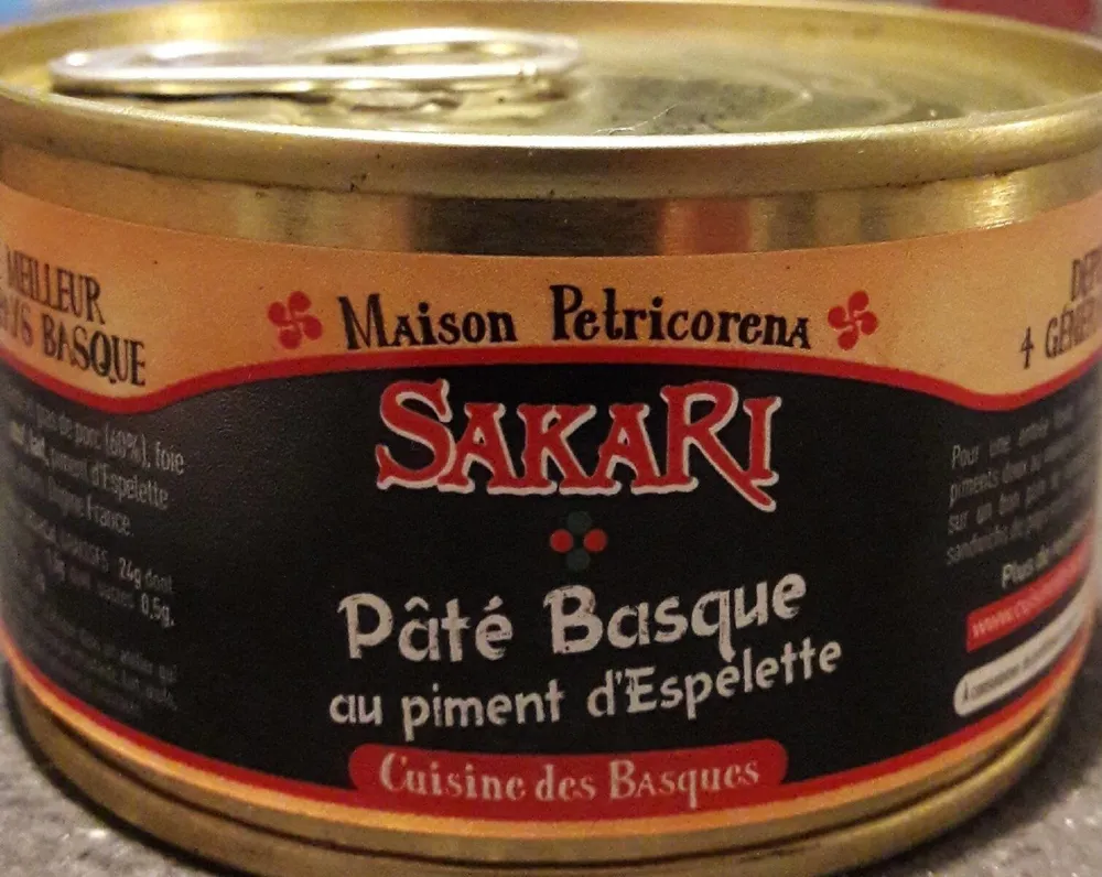 Pâté basque au piment d'espelette