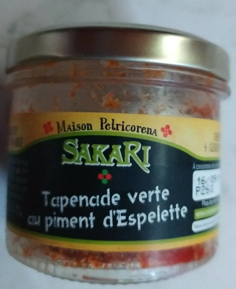 Tapenade verte au piment d'Espelette