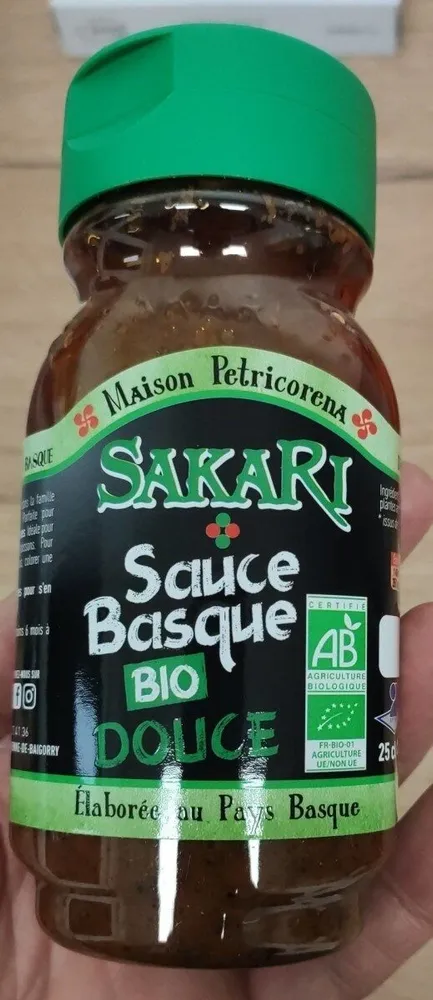 Sauce basque bio douce