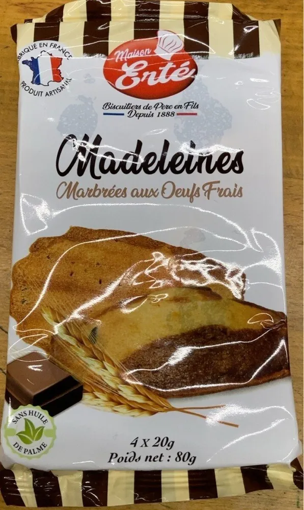 Madeleines marbrées