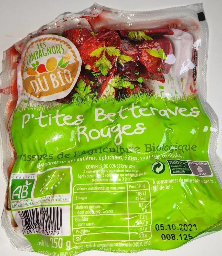 Petites betteraves rouges
