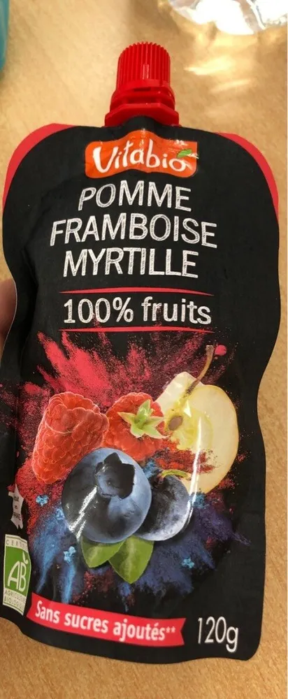 Pomme framboise myrtille 100%fruits