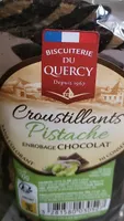 croustillants pistache enrobage chocolat