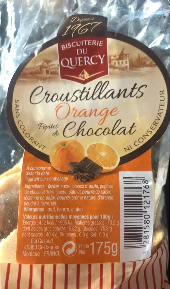 Croustillants orange