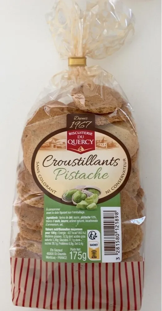 Croustillants Pistache