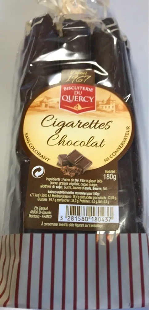Cigarettes chocolat