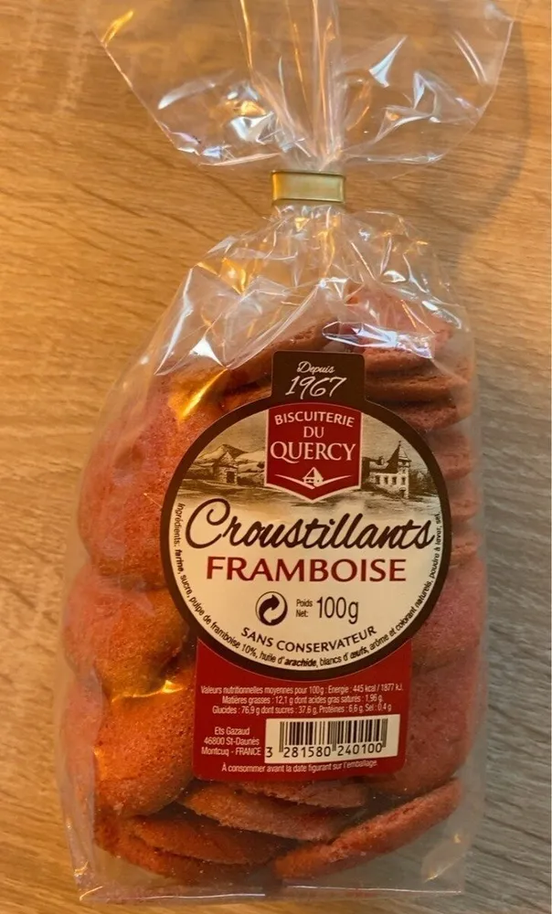 Croustillants Framboise