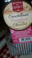 Croustillants framboises enrobage chocolat