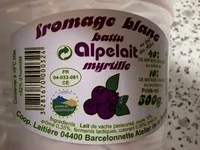 Fromage blanc  battu myrtilles