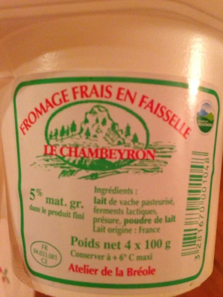 Fromage frais en faisselle
