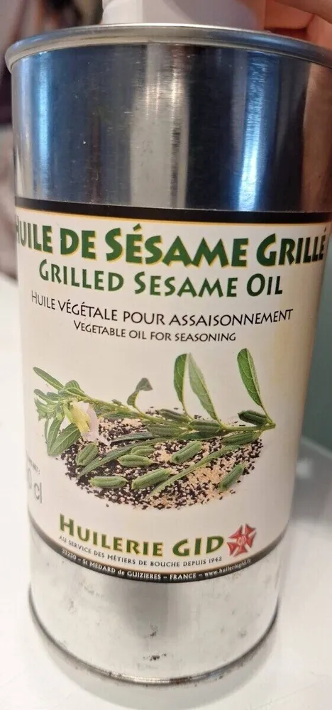 Huile de sésame grillé