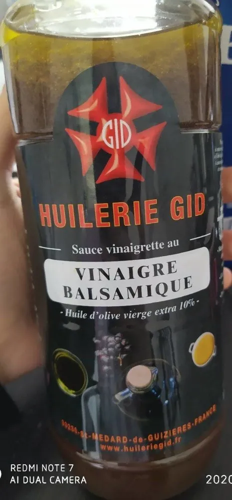 Sauce vinaigrette au vinaigre balsamique