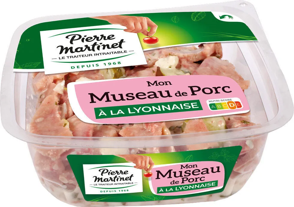 Mon museau de porc à la lyonnaise