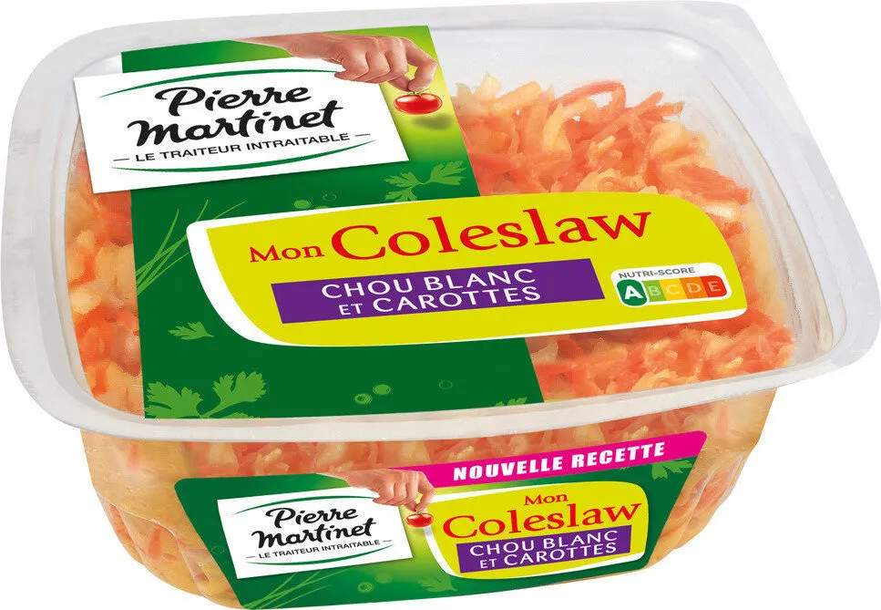 Mon coleslaw chou blanc et carottes