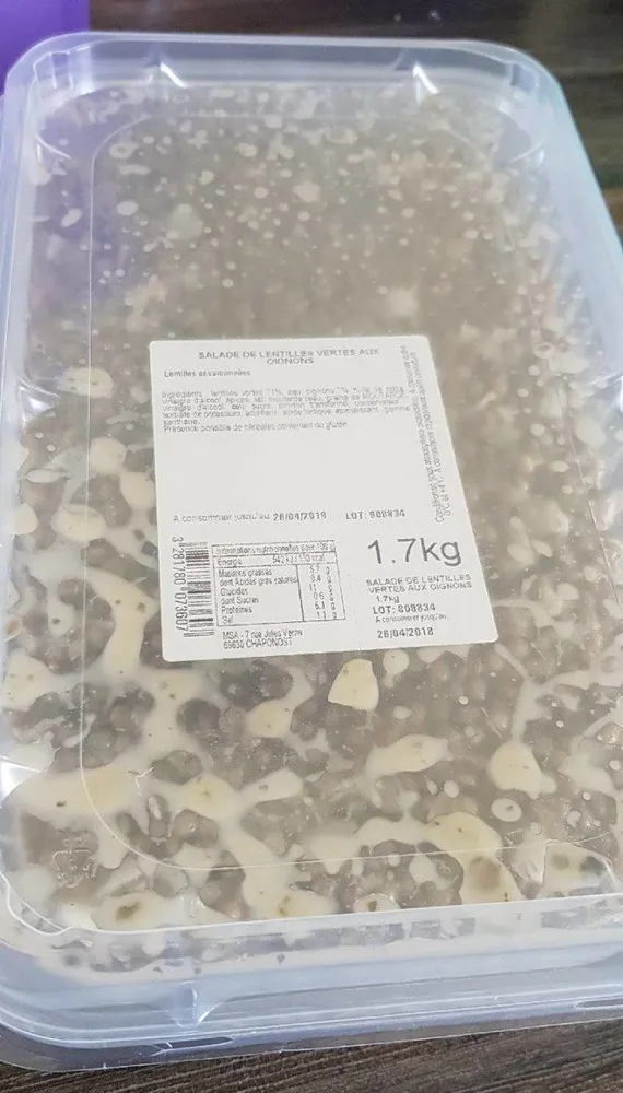 Salade lentilles