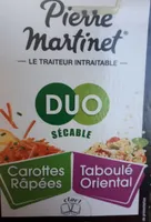 Duo sécable Carottes Râpées - Taboulé Oriental