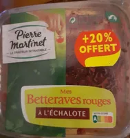 Mes Betteraves rouges à l'échalote