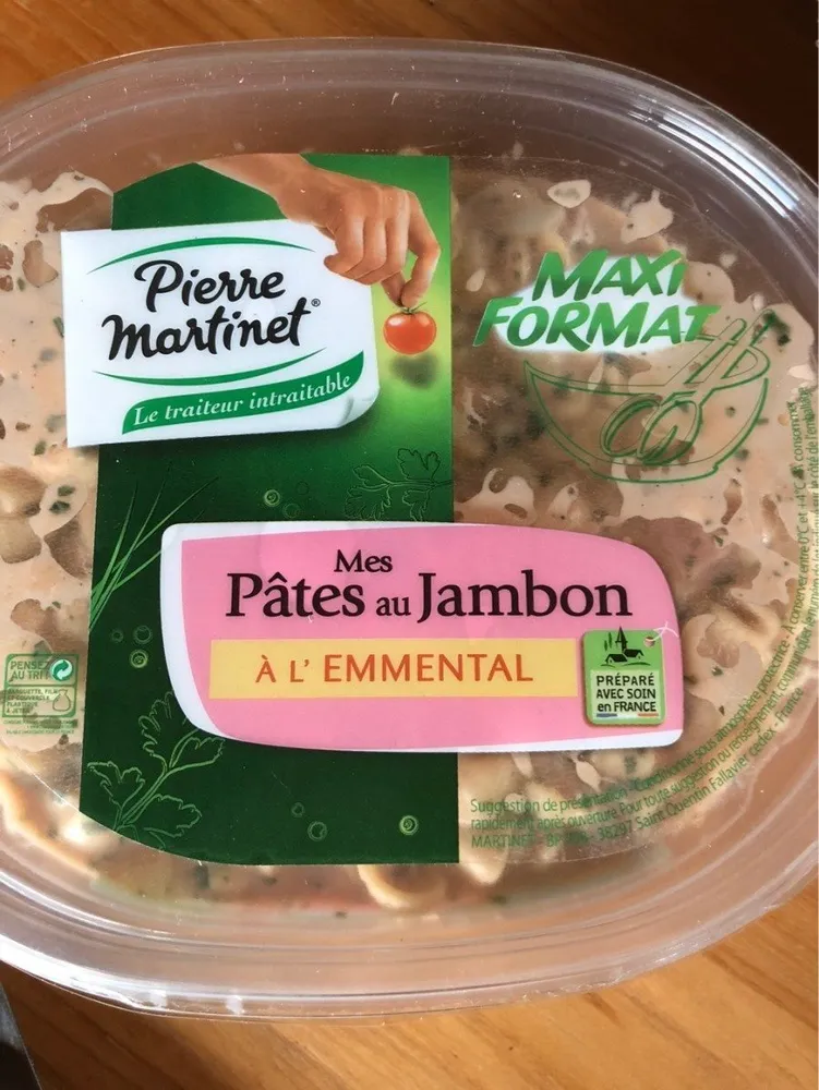 Pates au jambon