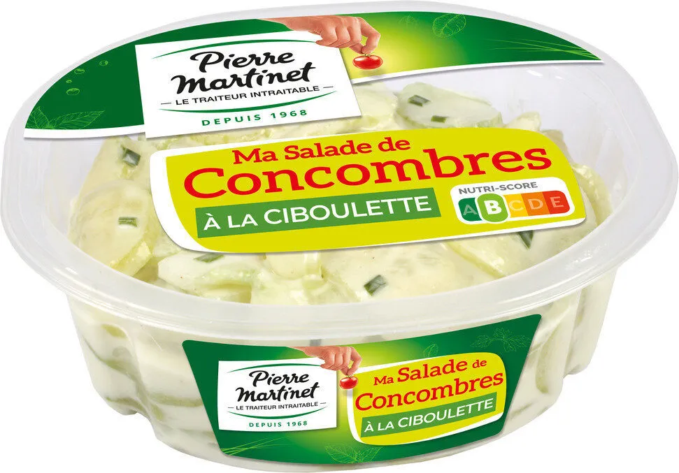 Ma salade de concombres à la ciboulette