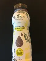 Green tea cranberries lemon