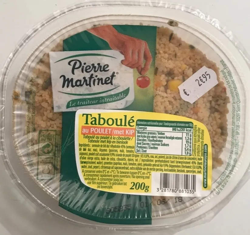 Taboulé au poulet et à la ciboulette