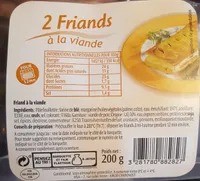 2 friands à la viande
