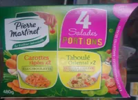 Salades Portions Carottes Rapées & Taboulé Oriental