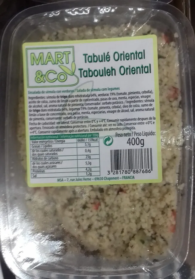 Tabulé oriental