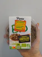 Salade de lentilles et son Emincé d'Oignons