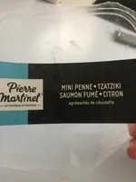 Mini Penne Tatziki saumon fume citron