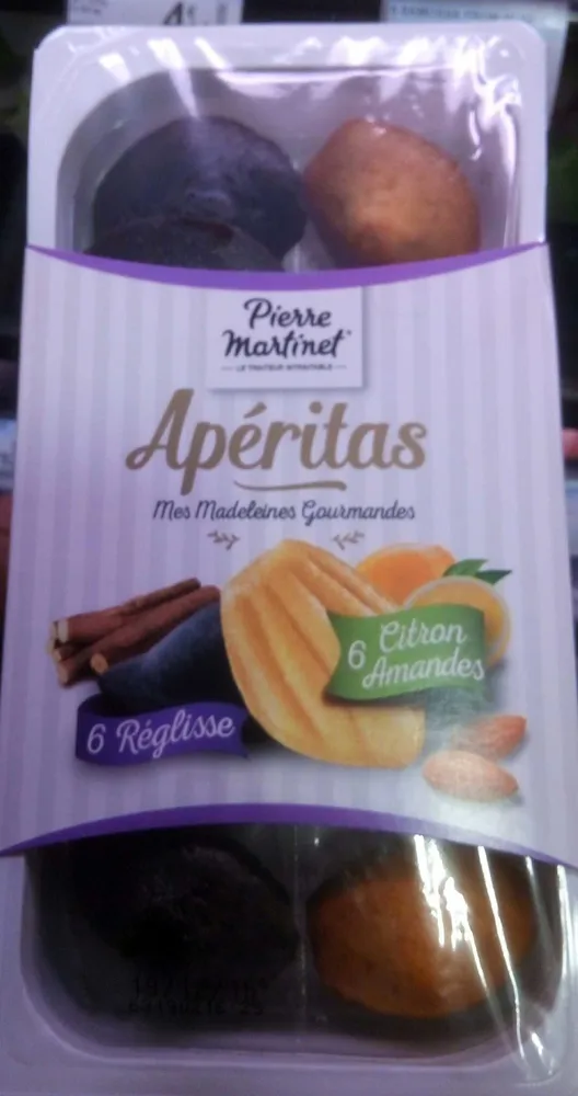 Apéritas - Mes Madeleines Gourmandes - Réglisse & Citron-Amandes