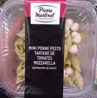 Salade de pâtes pesto tomates Mozzarella Pierre Martinet