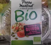 Ensalada de quinoa con tomates y semillas de calabaza Bio
