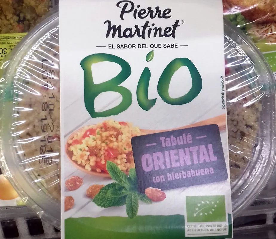 Tabulé oriental con hierbabuena