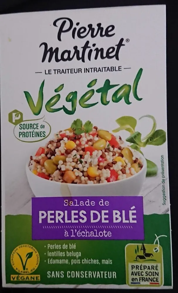 Salade de perles de blé à l'échalote