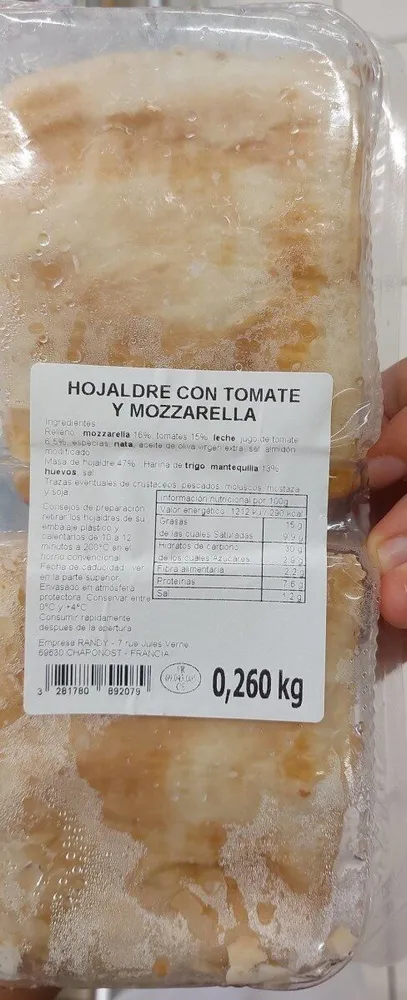 Feutileté tomate mozzarella