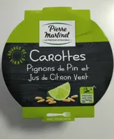 Carottes pignond e Pin et Jus de Citron vert